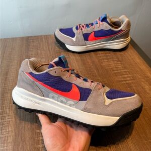 Nike ACG Lowcate Low Crimson Gray Trail Running Mens Sz 12 DM8019-001 Shoes